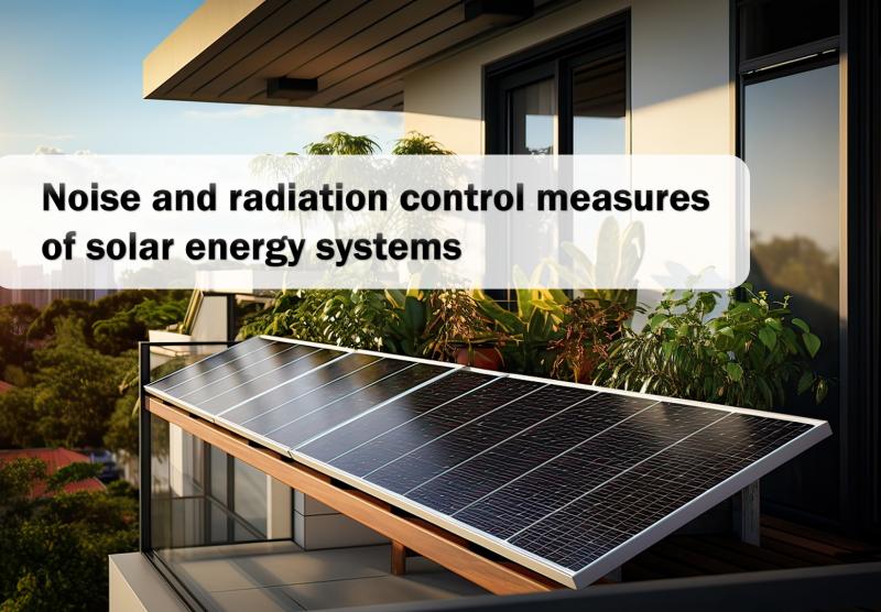 Medidas de controle de ruído e radiação de sistemas de energia solar